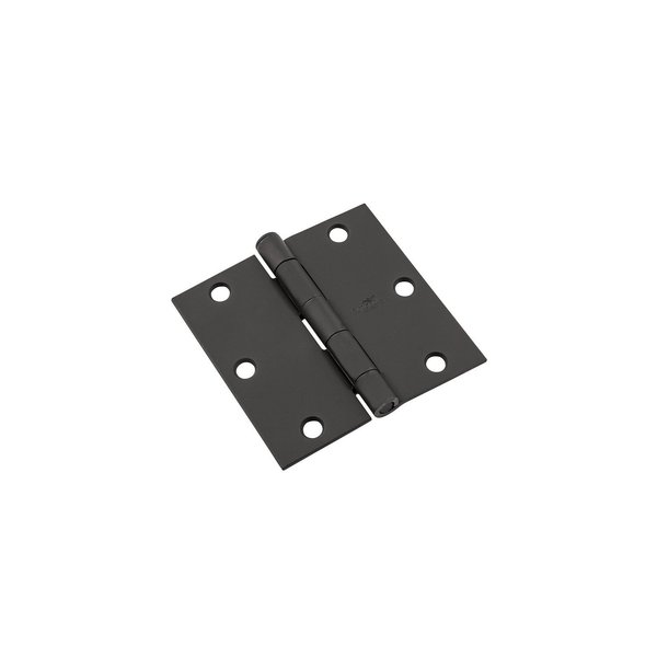 National Hardware 3-1/2 in. L Black Door Hinge N830-425